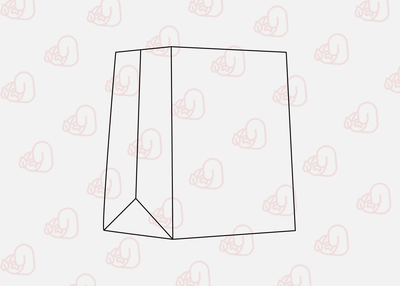 Модели бумажных пакетов с квадратным дном