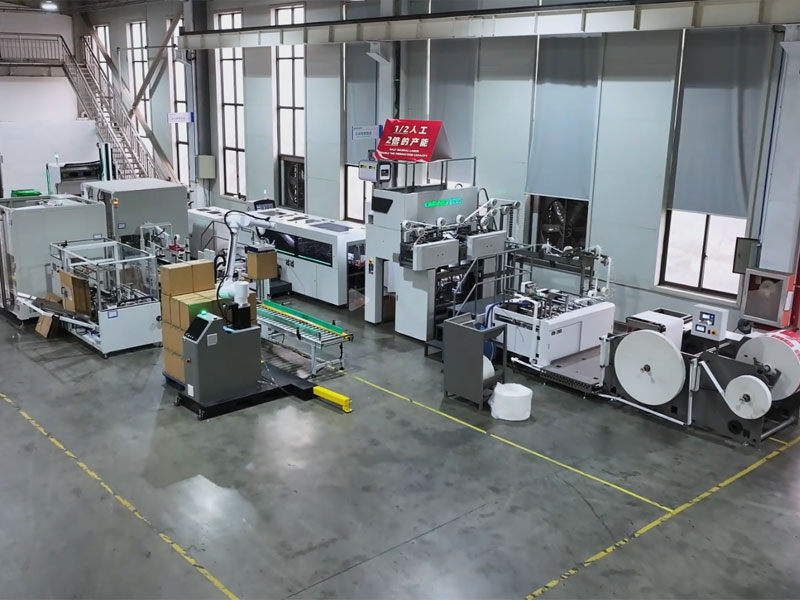OYANG Machinery Smart17 260S AIA Интеллектуальная автоматизация производства бумажных пакетов Машина для изготовления бумажных пакетов для покупок 