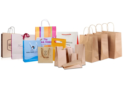 Печатная сумка из крафт-бумаги