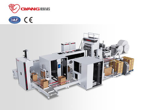 OYANG Machinery Smart17 260S AIA Интеллектуальная автоматизация производства бумажных пакетов Машина для изготовления бумажных пакетов для покупок 
