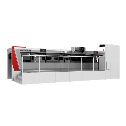 OYANG Duomatic FSS Двухблочная планшетная машина для горячего тиснения фольгой, высечки и зачистки